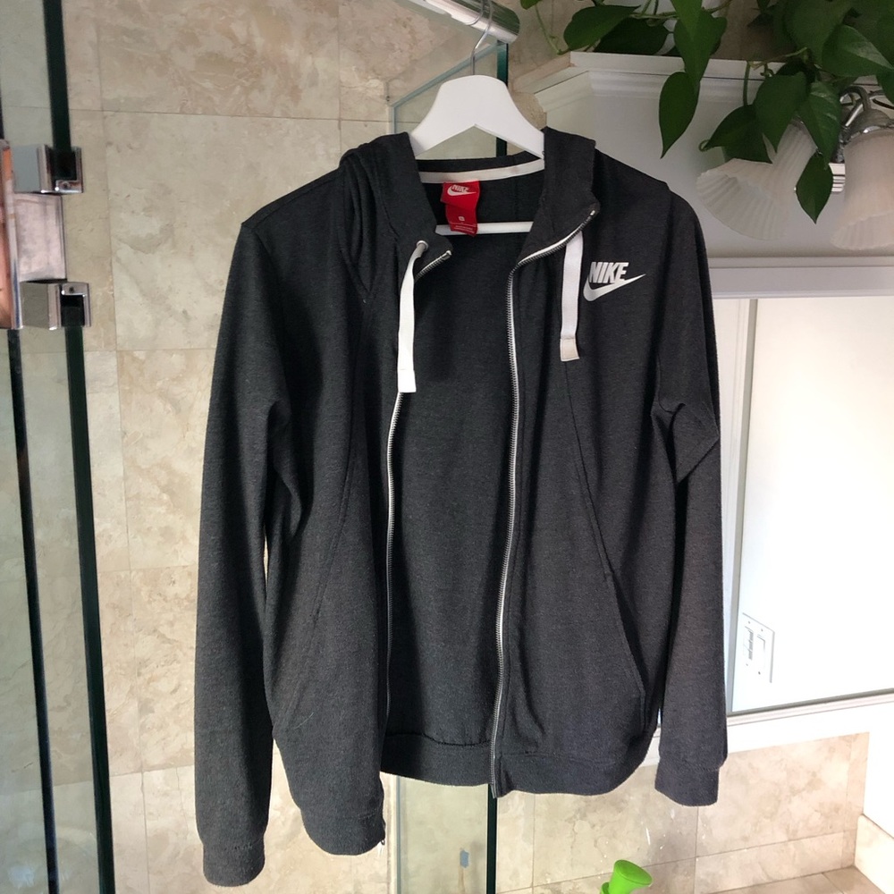 Nike Fitted Zip Up Sweatshirt
